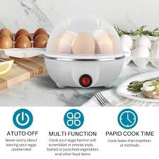 SOUQ AL SM™Electric Egg Cooker 7 Eggs Steamer